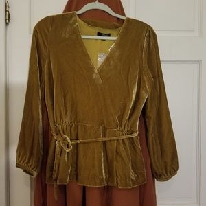 JCrew Holiday '18 NWT velvet top
